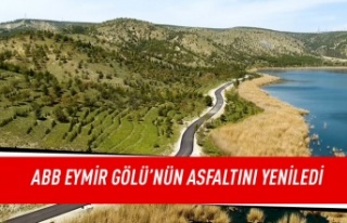 ABB Eymir gölü'nün asfaltını yeniledi