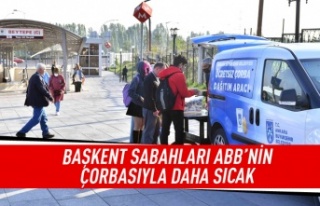 ABB'nin sıcak çorba dağıtımı devam ediyor