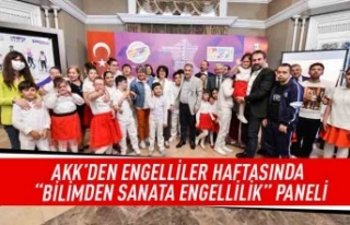 AKK'den Engelliler haftasında "Bilimden...