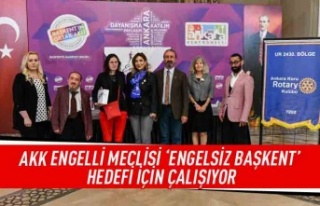 AKK Engelli Meclisi 'Engelsiz Başkent'...