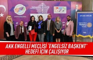 AKK Engelli Meclisi 'Engelsiz Başkent'...