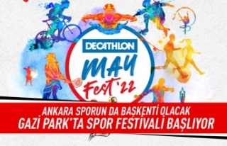 Gazi Park’ta Spor Festivali başlıyor