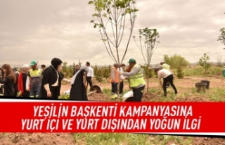 Yeşili Başkenti kampanyasına yurt içi ve yurt...