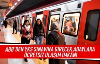 ABB'den YKS sınavına girecek adaylara ücretsiz...