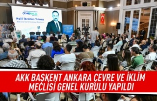 AKK Başkent Ankara çevre ve İklim Meclisi Genel...