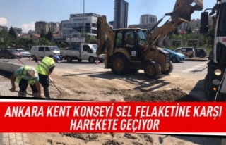 Ankara Kent Konseyi sel felaketine karşı harekete...