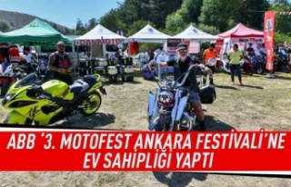 ABB '3. Motofest Ankara Festivali'ne ev...