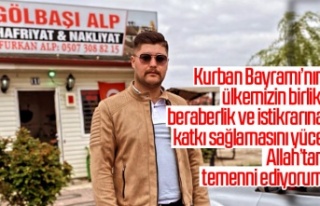 Furkan Alp'ten bayram mesajı