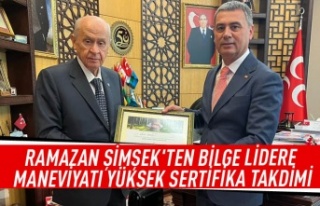 RAMAZAN ŞİMŞEK'TEN BİLGE LİDERE MANEVİYATI...