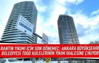 Ankara Büyükşehir Belediyesi TOGO Kulelerinin yıkım...
