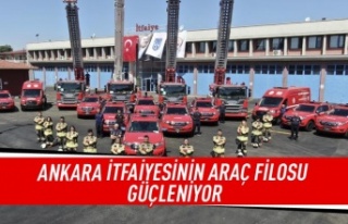 Ankara İtfaiyesinin araç filosu güçleniyor