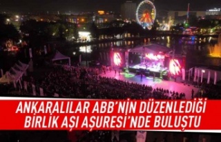 Ankaralılar ABB'nin düzenlediği Birlik Aşı...