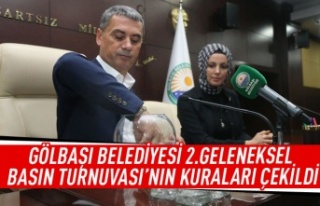 Gölbaşı Belediyesi 2. geleneksel basın turnuvası'nın...