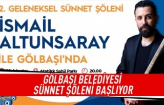 GÖLBAŞI BELEDİYESİ SÜNNET ŞÖLENİ BAŞLIYOR