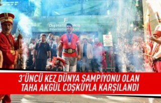 3 'üncü kez dünya şampiyonu olan Taha Akgül...