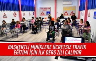 Başkentli miniklere ücretsiz trafik eğitimi için...