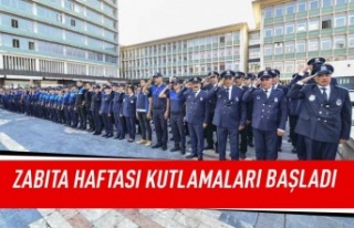 Zabıta haftası kutlamaları başladı