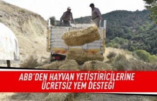 ABB'den hayvan yetiştiricilerine ücretsiz yem...