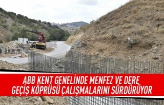 ABB kent genelinde menfez ve dere geçiş köprüsü...