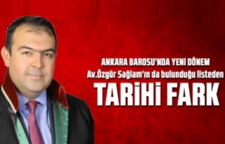 Ankara Barosu'nda yeni başkan Mustafa Köroğlu...