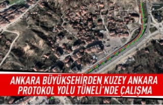 Ankara Büyükşehirden Kuzey Ankara protokol yolu...