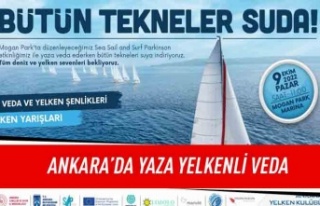 Ankara'da yaza yelkenli veda