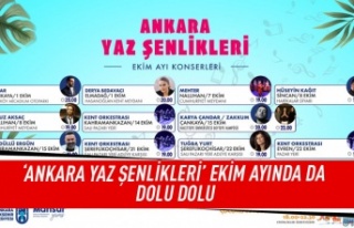 'Ankara Yaz Şenlikleri' Ekim ayında da...