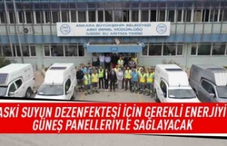 ASKİ SUYUN DEZENFEKTESİ İÇİN GEREKLİ ENERJİYİ...