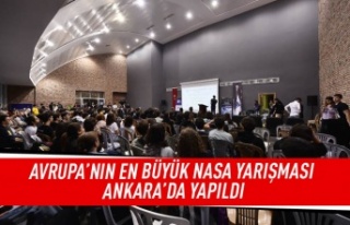 Avrupa'nın en büyük NASA yarışması Ankara'da...