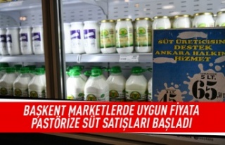 BAŞKENT MARKETLERDE UYGUN FİYATA PASTÖRİZE SÜT...