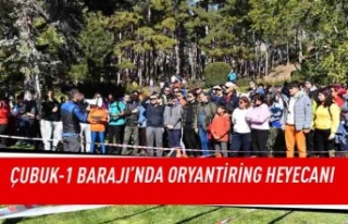 ÇUBUK-1 BARAJI’NDA ORYANTİRİNG HEYECANI