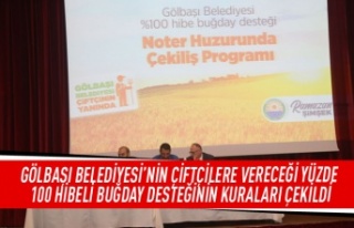 Gölbaşı Belediyesi'nin çiftçilere vereceği...