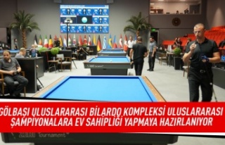 Gölbaşı uluslararası bilardo kompleksi uluslararası...