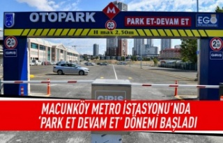Macunköy metro istasyonu'nda ' PARK ET...