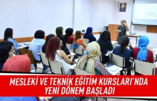 Mesleki ve Teknik Eğitim Kursları'nda yeni...