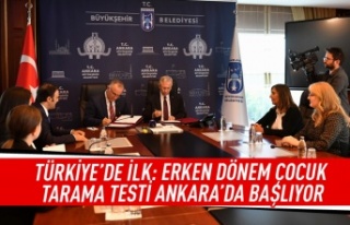 Türkiye'de ilk: Erken dönem çocuk tarama testi...