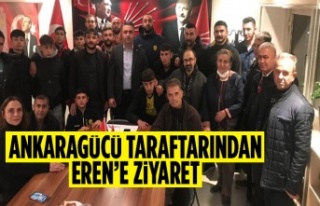 Ankaragücü Taraftarından Eren’e Ziyaret