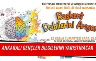 Ankaralı gençler bilgilerini yarıştıracak