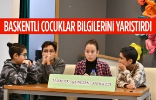 Başkentli çocuklar bilgilerini yarıştırdı