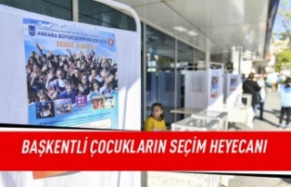 Başkentli çocukların seçim heyacanı