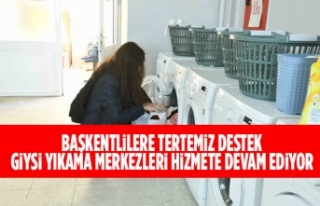 BAŞKENTLİLERE TERTEMİZ DESTEK: GİYSİ YIKAMA MERKEZLERİ...