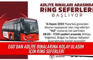 EGO'dan adliye binalarına kolay ulaşım için...