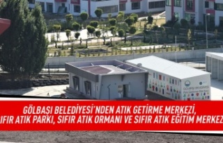 Gölbaşı Belediyesi'nden atık getirme merkezi,...