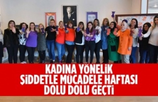 KADINA YÖNELİK ŞİDDETLE MÜCADELE HAFTASI DOLU...