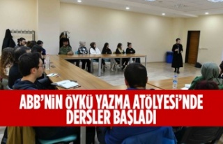 ABB’NİN ÖYKÜ YAZMA ATÖLYESİ’NDE DERSLER BAŞLADI