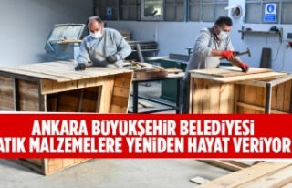 ANKARA BÜYÜKŞEHİR BELEDİYESİ ATIK MALZEMELERE...