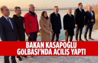 Bakan Kasapoğlu, Gölbaşı'nda açılış yaptı