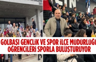 Özden Şimşek “Öğrencileri sporla buluşturuyoruz”