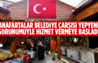 ANAFARTALAR BELEDİYE ÇARŞISI YEPYENİ GÖRÜNÜMÜYLE...