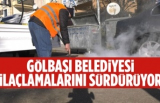 Gölbaşı Belediyesi İlaçlamalarını Sürdürüyor